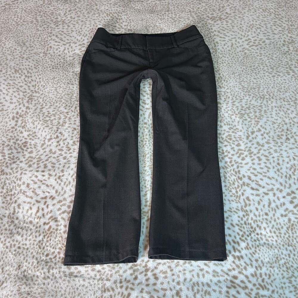 Apt. 9 Dress Pants Size 8P Charcoal Work Trousers